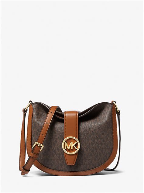 michael kors outlet gabby small signature logo hobo crossbody bag|michael kors clearance outlet.